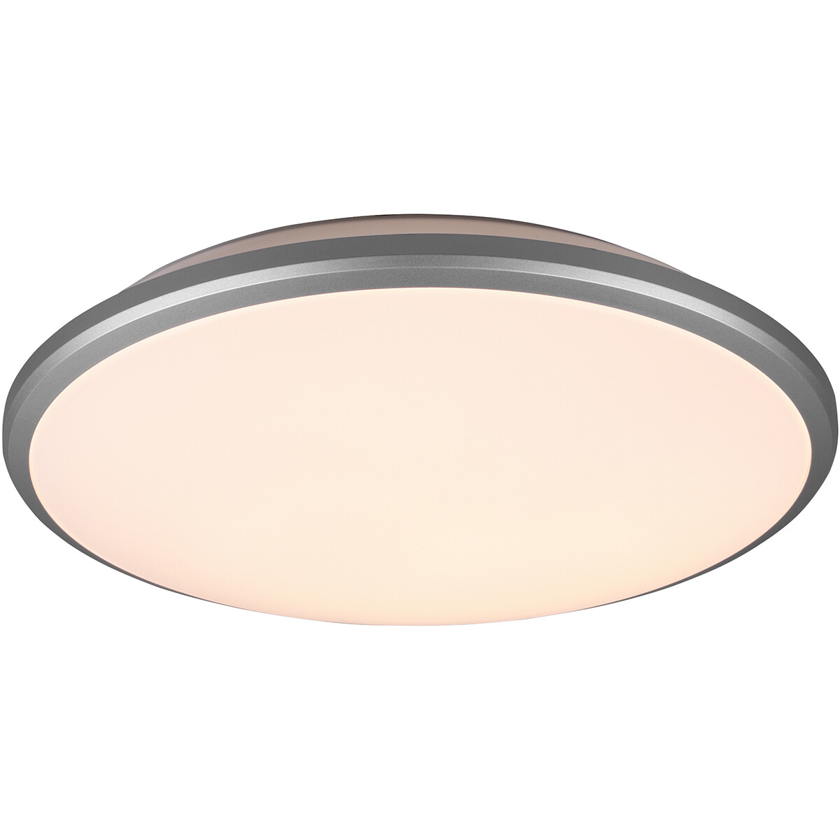 LED Plafondlamp - Plafondverlichting - Trion Lombis - 20.5W - Warm Wit 3000K - Dimbaar - Rond - Mat Titaan - Kunststof product afbeelding