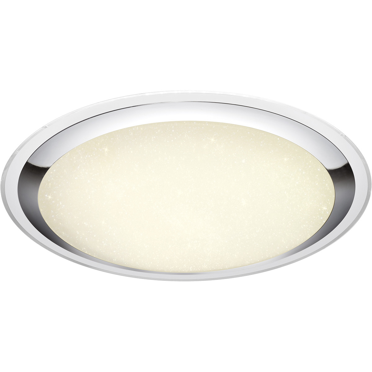 LED Plafondlamp - Trion Mikany - 95W - Aanpasbare Kleur - Dimbaar - Afstandsbediening - Rond - Mat Wit