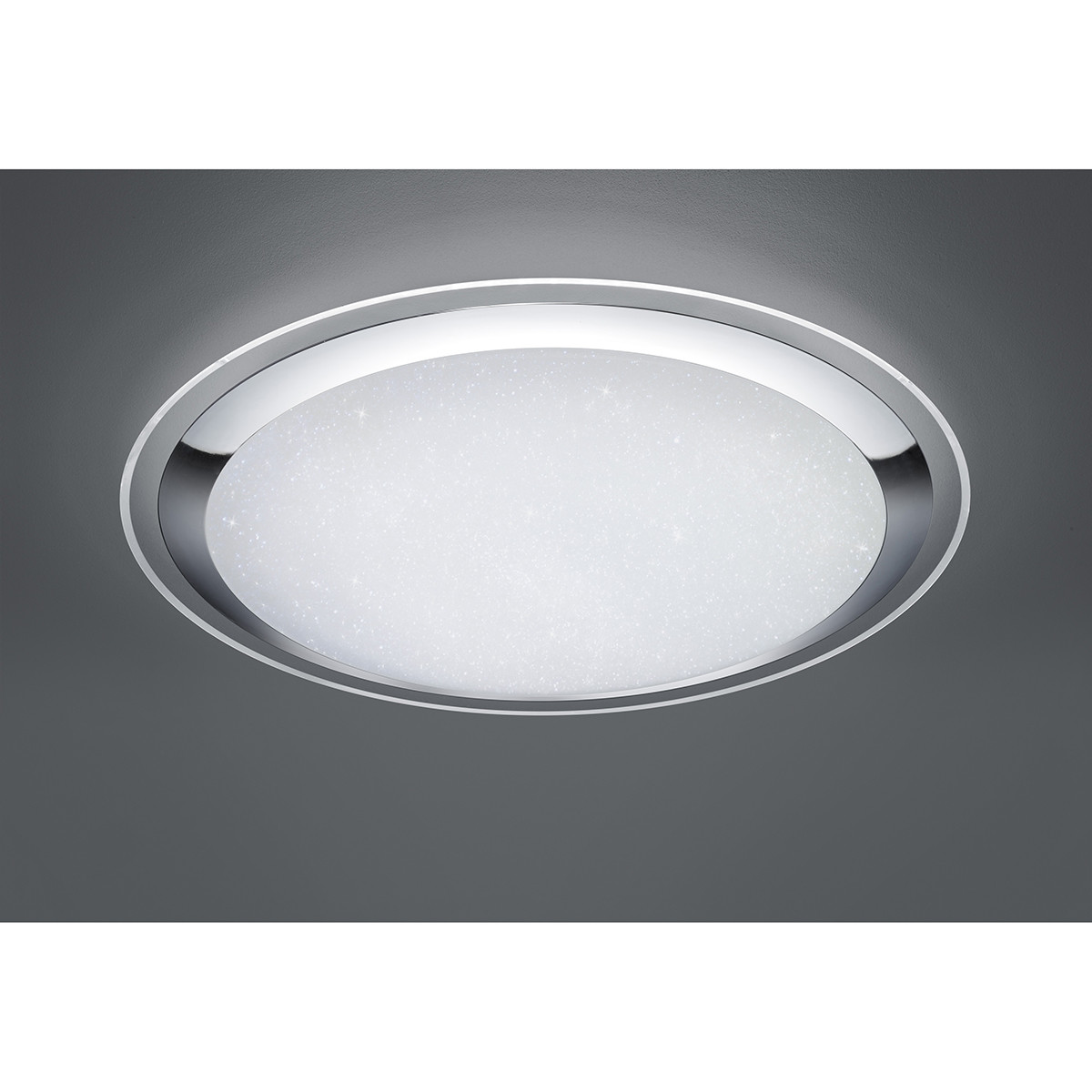 LED Plafondlamp - Trion Mikany - 95W - Aanpasbare Kleur - Dimbaar - Afstandsbediening - Rond - Mat Wit