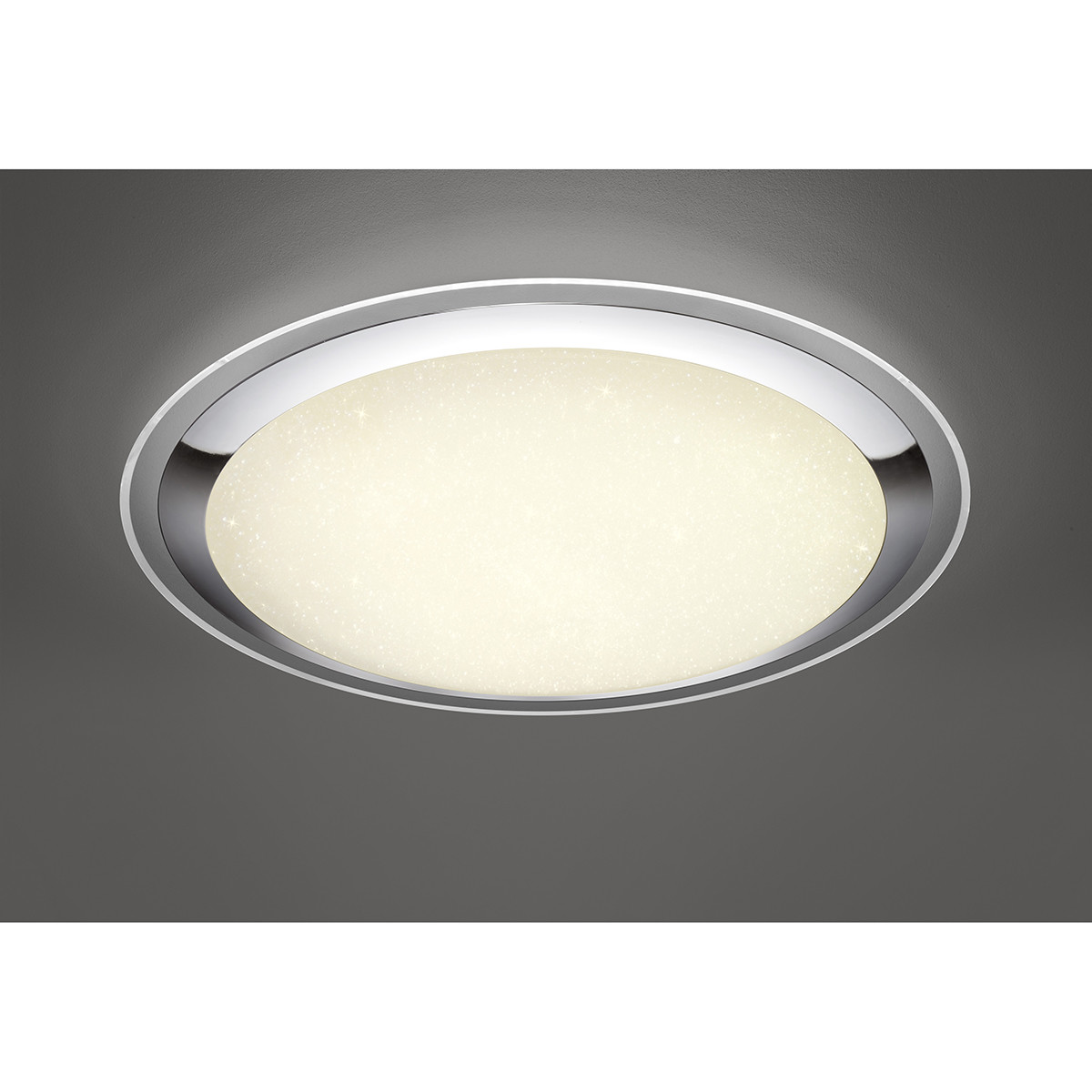 LED Plafondlamp - Trion Mikany - 95W - Aanpasbare Kleur - Dimbaar - Afstandsbediening - Rond - Mat Wit