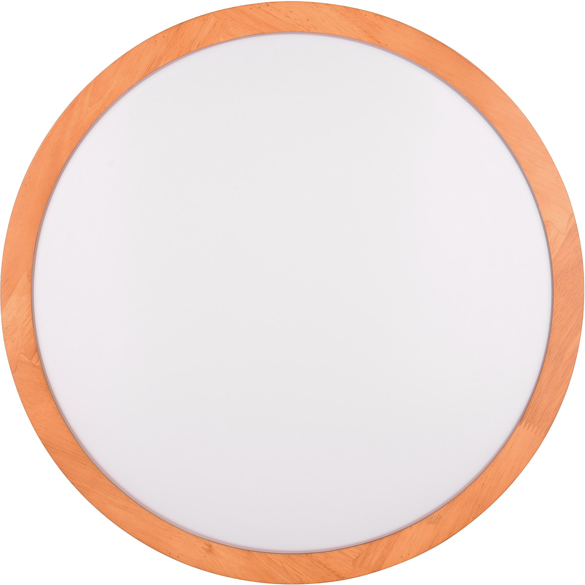 LED Plafondlamp - Trion Osea - 24W - Warm Wit 3000K - Dimbaar - Beige - Natuur Hout