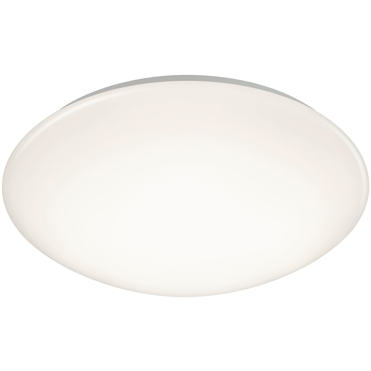 LED Plafondlamp - Badkamerlamp - Trion Puta - Opbouw Rond 15W - Spatwaterdicht IP44 - Warm Wit 3000K - Mat Wit Kunststof