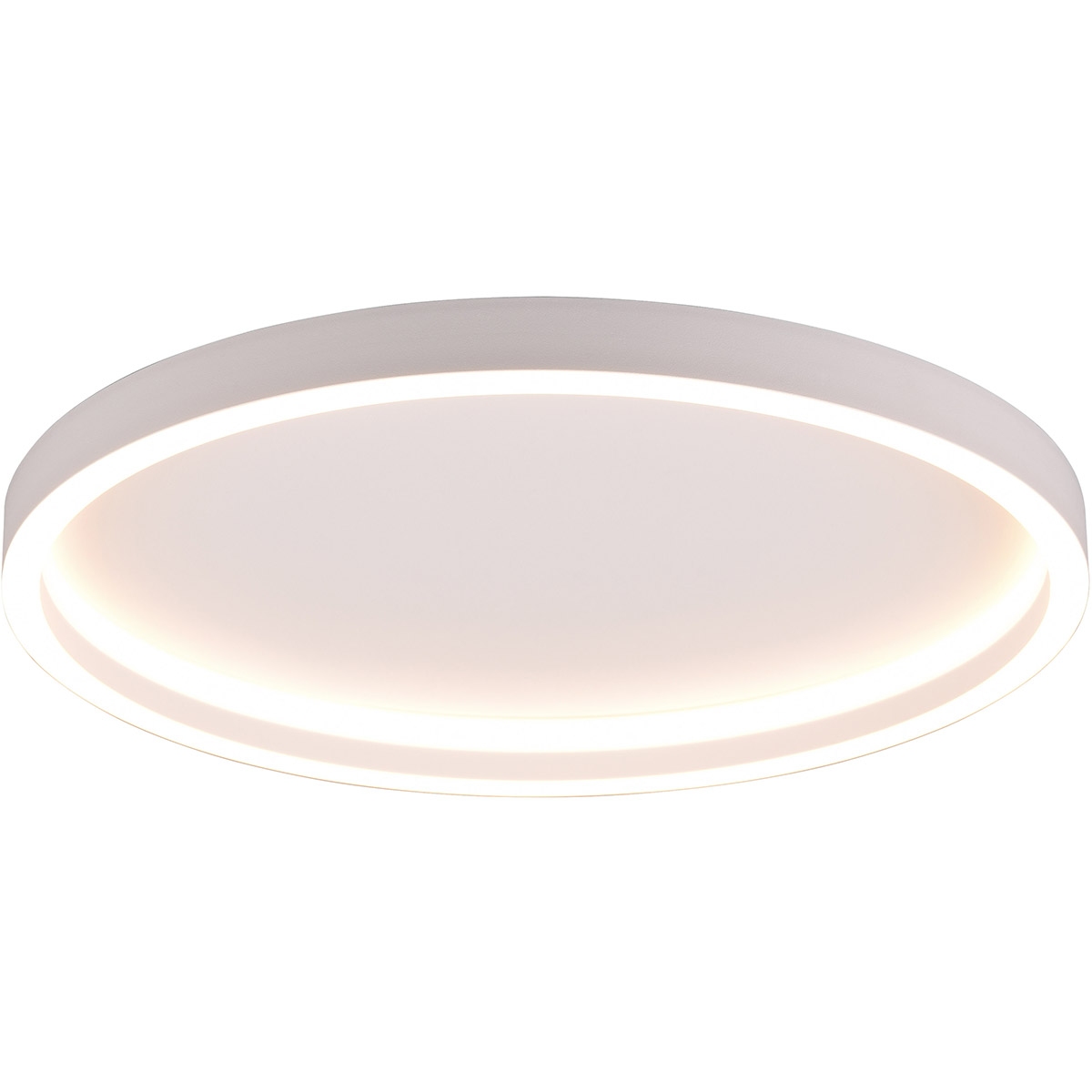 LED Plafondlamp - Trion Rad - Opbouw Rond 20W - Warm Wit 3000K - Mat Wit - Metaal