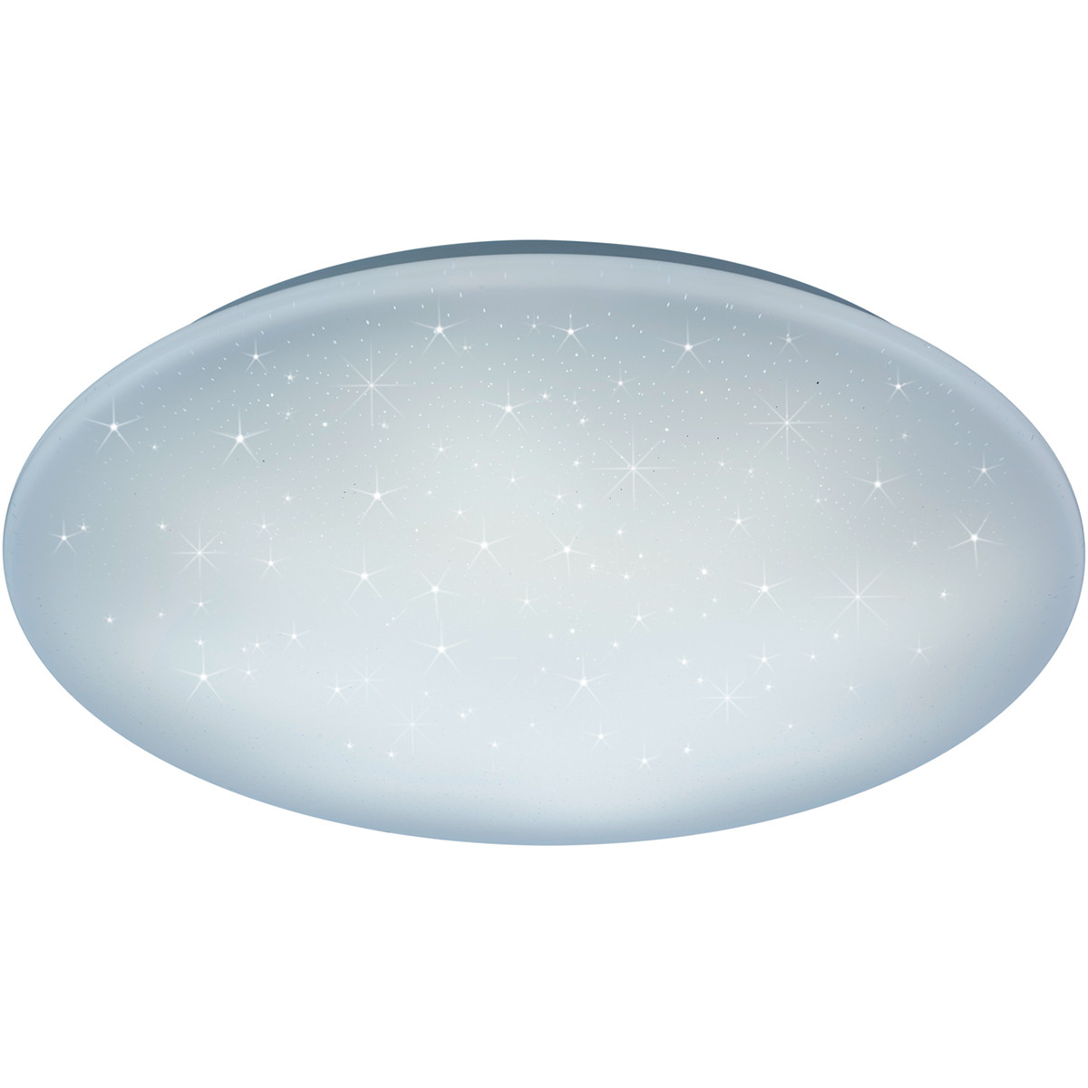 LED Plafondlamp - Trion Ster - 27W - Aanpasbare Kleur - Dimbaar - Afstandsbediening - Sterlicht - Rond - Mat Wit - Kunststof