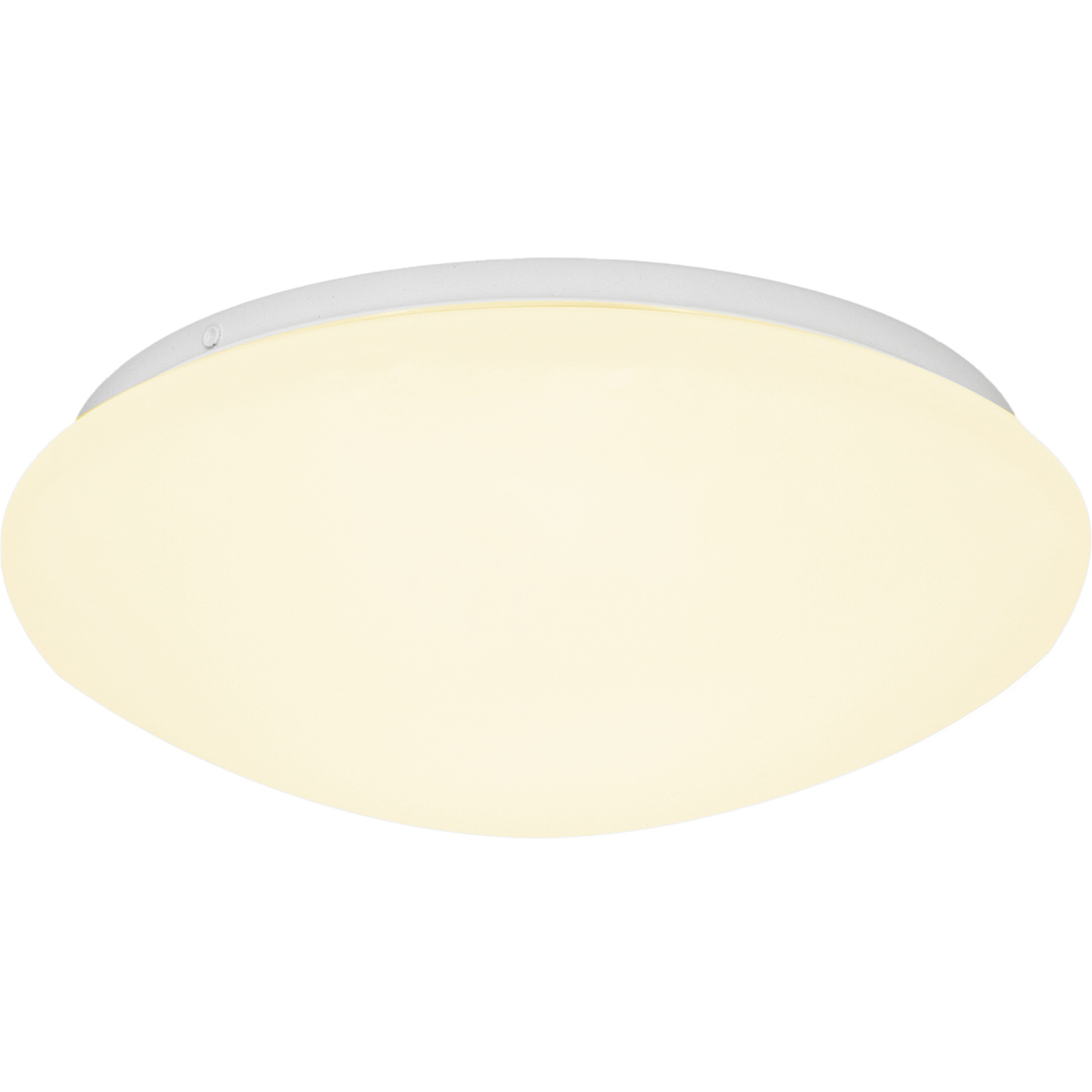 LED Plafondlamp - Velvalux - 12W 1300lm - Warm Wit 3000K - Spatwaterdicht IP44 - Opbouw - Rond - Wit