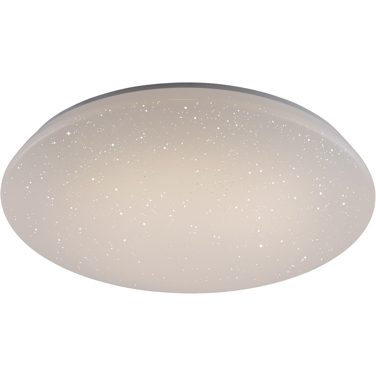 LED Plafondlamp WiZ - Smart LED - Trion Chirlo - 27W - Aanpasbare Kleur - Dimbaar - Afstandsbediening - Sterlicht - Rond - Mat Wit - Kunststof