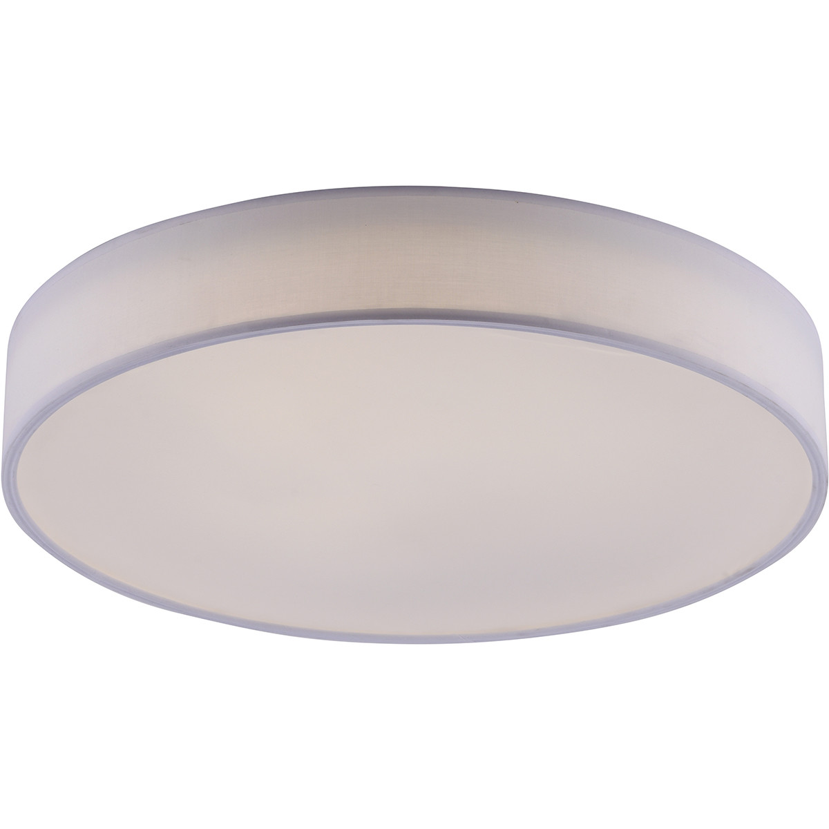 LED Plafondlamp WiZ - Smart LED - Trion Ditro - 36W - Aanpasbare Kleur - RGBW - Dimbaar - Afstandsbediening - Rond - Mat Wit - Aluminium