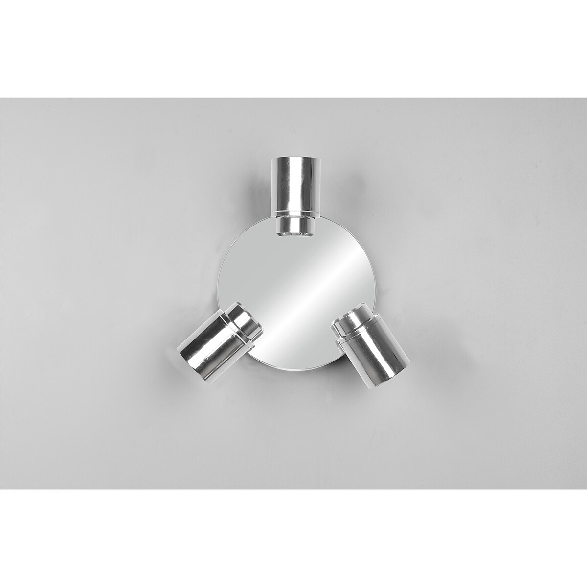 LED Plafondspot - Trion Artion - GU10 Fitting - Spatwaterdicht IP44 - Rond - Mat Chroom - Aluminium