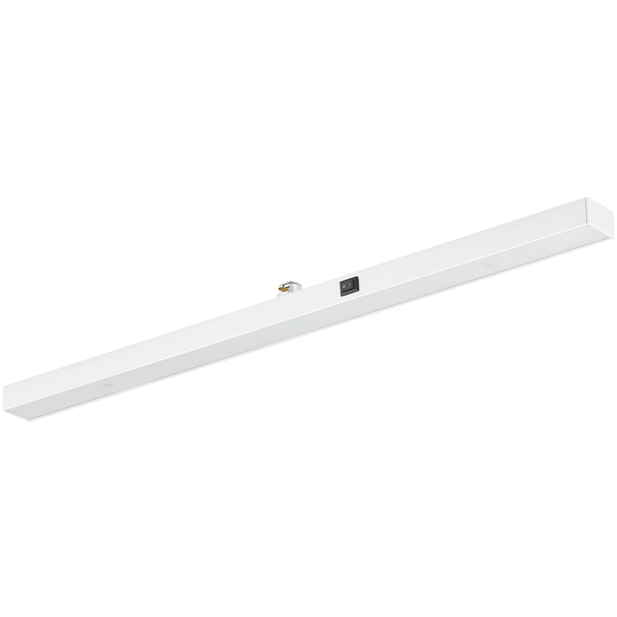 LED Railverlichting - Balk - Trion Dual Pany - 2 Fase - 6W - Warm Wit 3000K - Dimbaar - Mat Wit - Kunststof