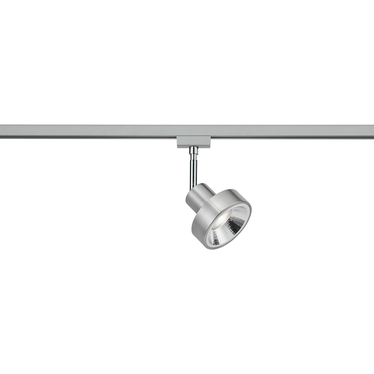 LED Railverlichting - Track Spot - Trion Dual Leonida - 2 Fase - GU10 Fitting - Rond - Mat Nikkel - Aluminium product afbeelding