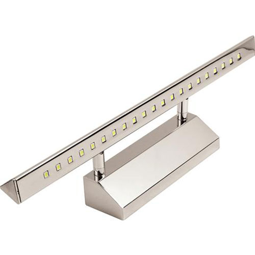 LED Spiegelverlichting - Schilderijverlichting - Rechthoek 4W - Glans Chroom Aluminium product afbeelding