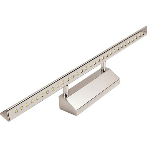 LED Spiegelverlichting - Schilderijverlichting - Rechthoek 6W - Glans Chroom Aluminium product afbeelding