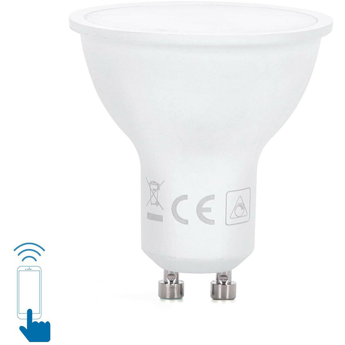 LED Spot - Aigi Wonki - Smart LED - Wifi LED - Slimme LED - 5W - GU10 Fitting - Warm Wit 3000K - Dimbaar