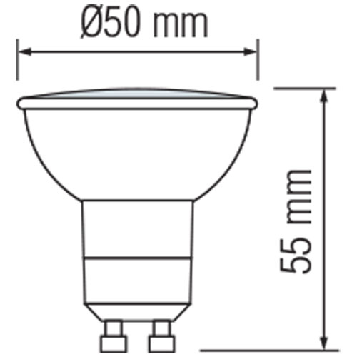 LED Spot - Aigi - GU10 Fitting - 6W - Warm Wit 3000K