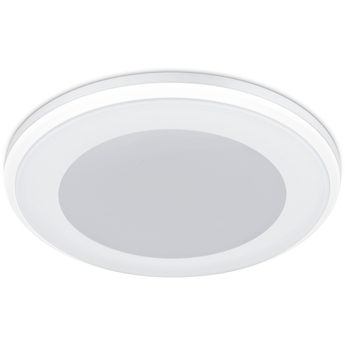 LED Spot - Inbouwspot - Trion Auran - 5W - Warm Wit 3000K - Rond - Mat Wit - Kunststof