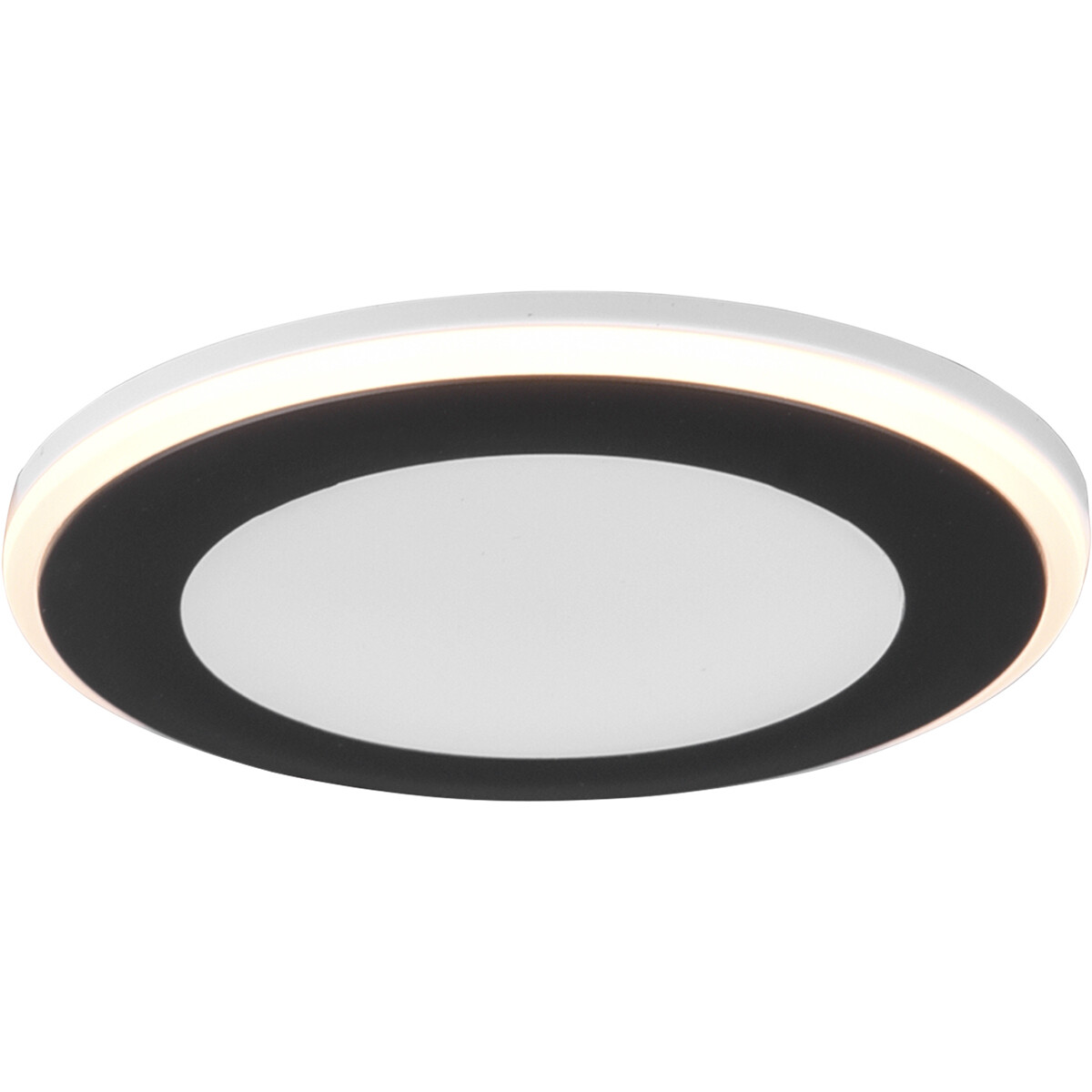 LED Spot - Inbouwspot - Trion Auran - 5W - Warm Wit 3000K - Rond - Mat Zwart - Kunststof