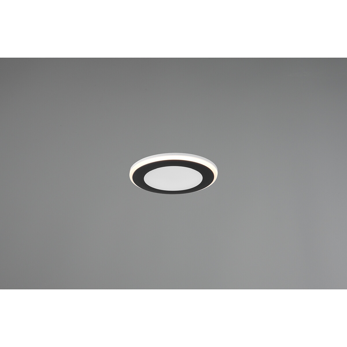 LED Spot - Inbouwspot - Trion Auran - 5W - Warm Wit 3000K - Rond - Mat Zwart - Kunststof