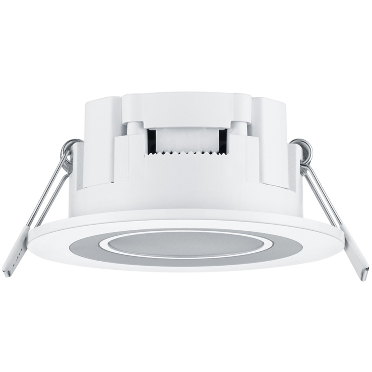 LED Spot - Inbouwspot - Trion Cynomi - 5W - Warm Wit 3000K - Rond - Mat Wit - Kunststof - Ø80mm