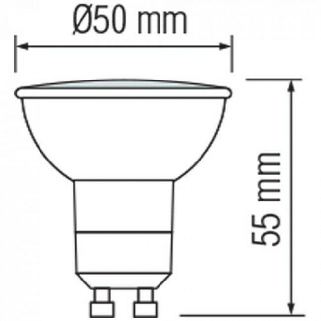 LED Spot Set - GU10 Fitting - Inbouw Rond - Mat Zwart - 4W - Warm Wit 3000K - Ø85mm