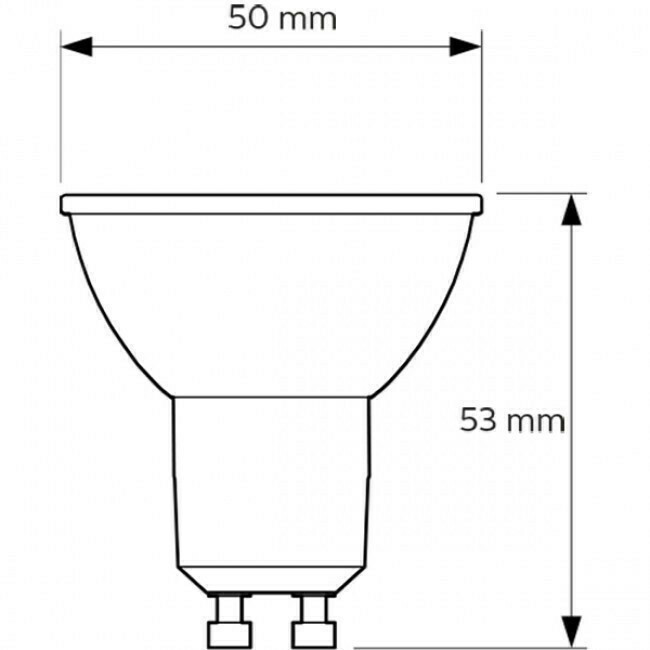 LED Spot Set - GU10 Fitting - Inbouw Rond - Mat Zwart - Ø85mm - Philips - CorePro 827 36D - 3.5W - Warm Wit 2700K