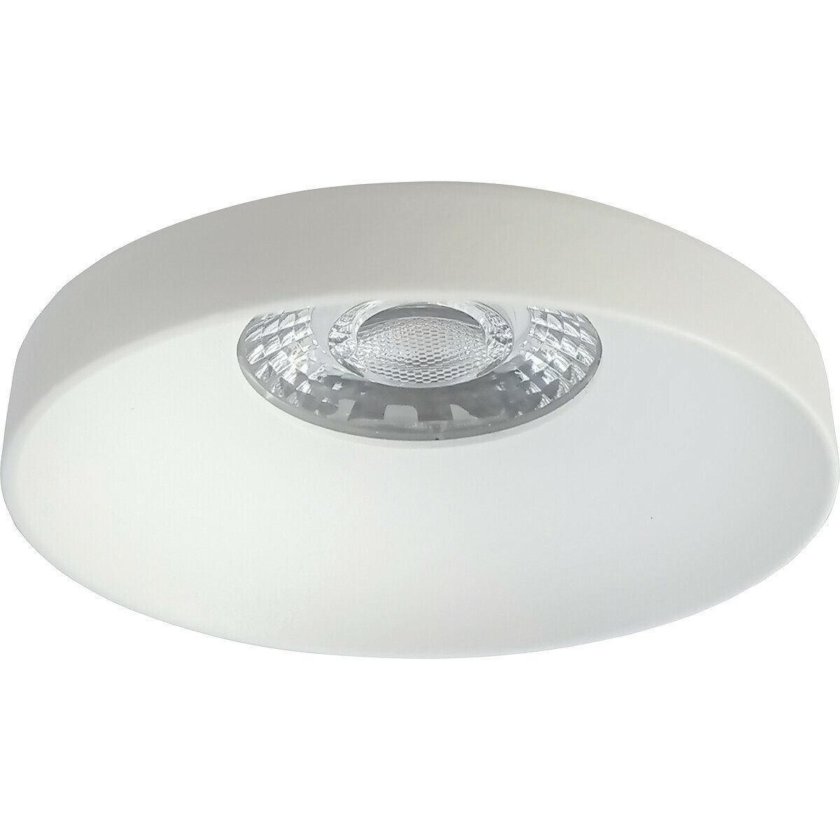 LED Spot Set - Pragmi Vrito Pro - GU10 Fitting - Inbouw Rond - Mat Wit - 4W - Warm Wit 3000K - Ø82mm