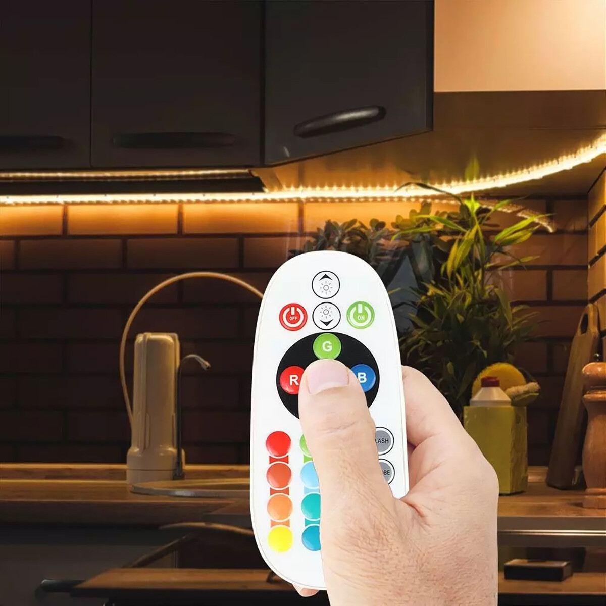 LED Strip Afstandsbediening Set - Viron Esnaim - RGB Controller - 72W - 12V - 2A