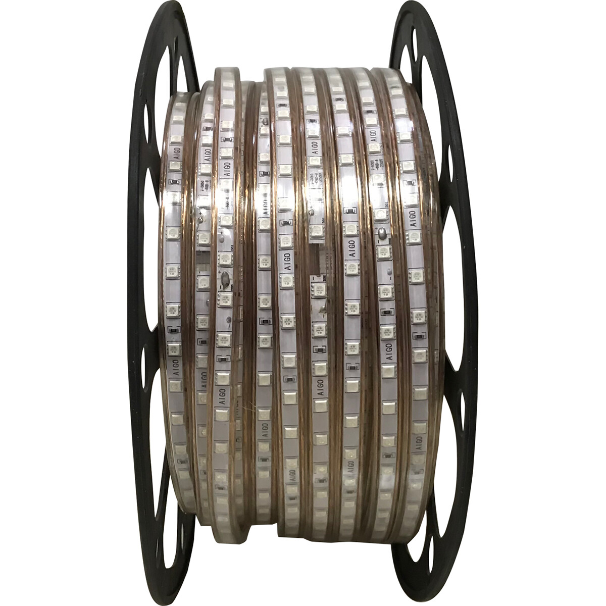 LED Strip - Aigi Strabo - 50 Meter - IP65 Waterdicht - Blauw - 5050 SMD 230V