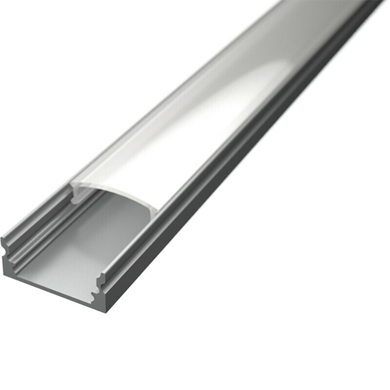 LED Strip Profiel - Delectro Profi - Aluminium - 2 Meter - 17.1x8mm - Opbouw product afbeelding