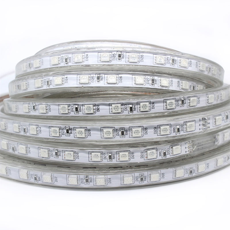 LED Strip RGB - 50 Meter - Dimbaar - IP65 Waterdicht 5050 SMD 230V