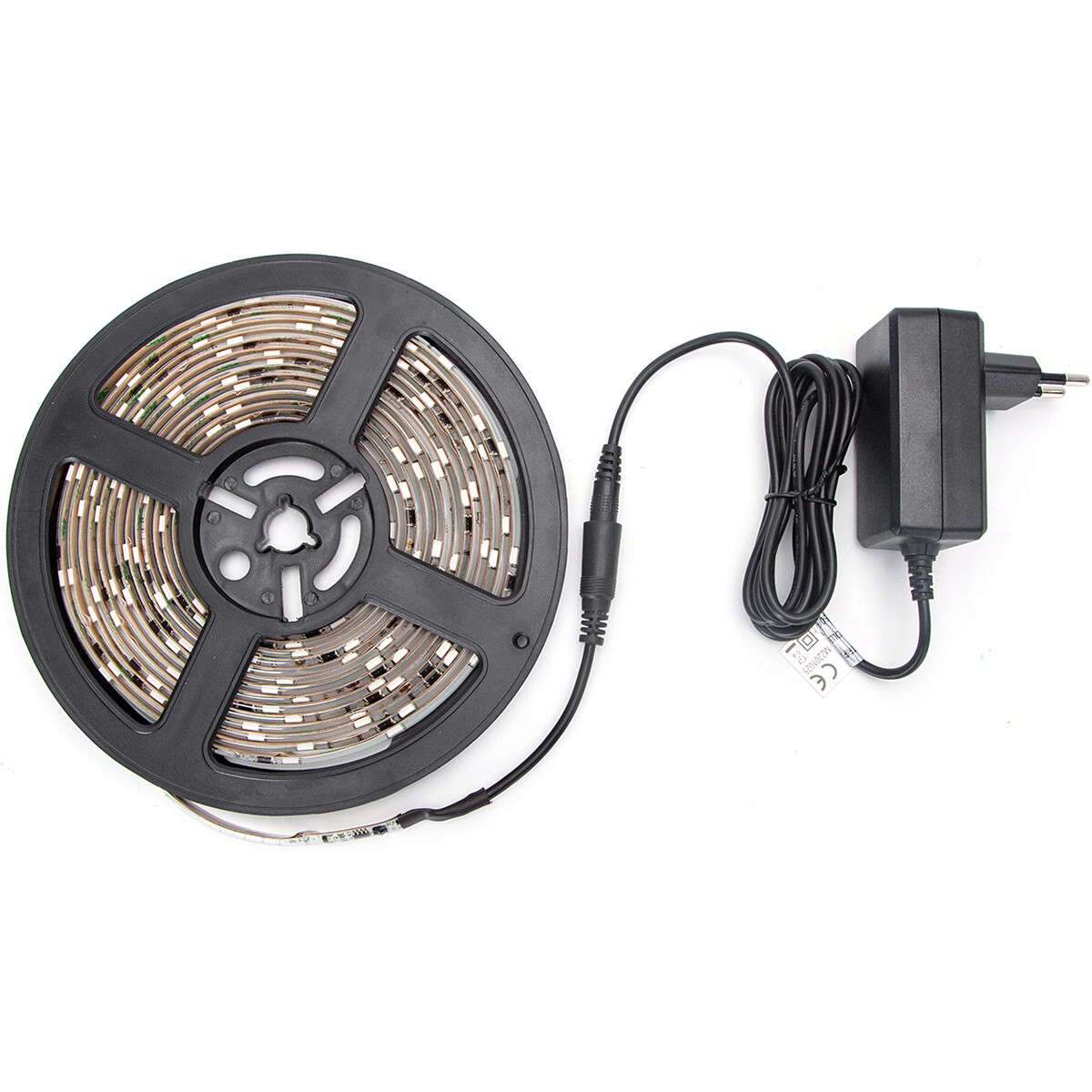 LED Strip Set Digitaal - Aigi Stippi - 5 Meter - 5050-30 - RGB - Waterdicht IP65 - Afstandsbediening - 12V