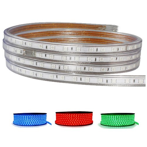 LED Strip Set - Smart Slimme LED Strip - 1 Meter - RGB Kleurverandering - Afstandsbediening - Dimbaar - Waterdicht IP65 - 230V