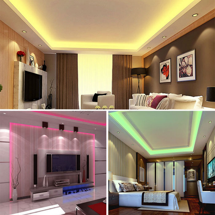 LED Strip Set - Smart Slimme LED Strip - 1 Meter - RGB Kleurverandering - Afstandsbediening - Dimbaar - Waterdicht IP65 - 230V