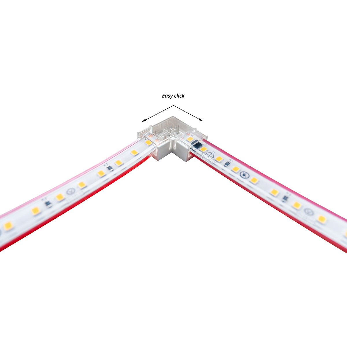 LED Strip - Velvalux - 5 Meter - Warm Wit 3000K - Dimbaar - Waterdicht IP67 - 9600 Lumen - 600 LEDs - Directe Aansluiting op Netstroom - Werkt zonder Driver