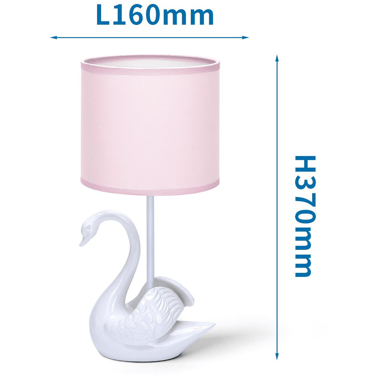 LED Tafellamp - Tafelverlichting - Aigi Juvino - E14 Fitting - Rond - Mat Roze - Keramiek