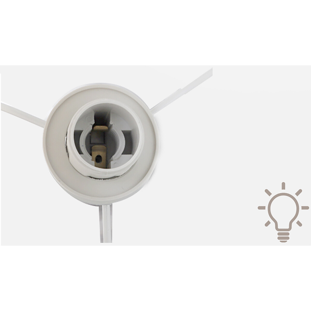 LED Tafellamp - Tafelverlichting - Aigi Linmo - E14 Fitting - Rond - Mat Bruin - Kunststof