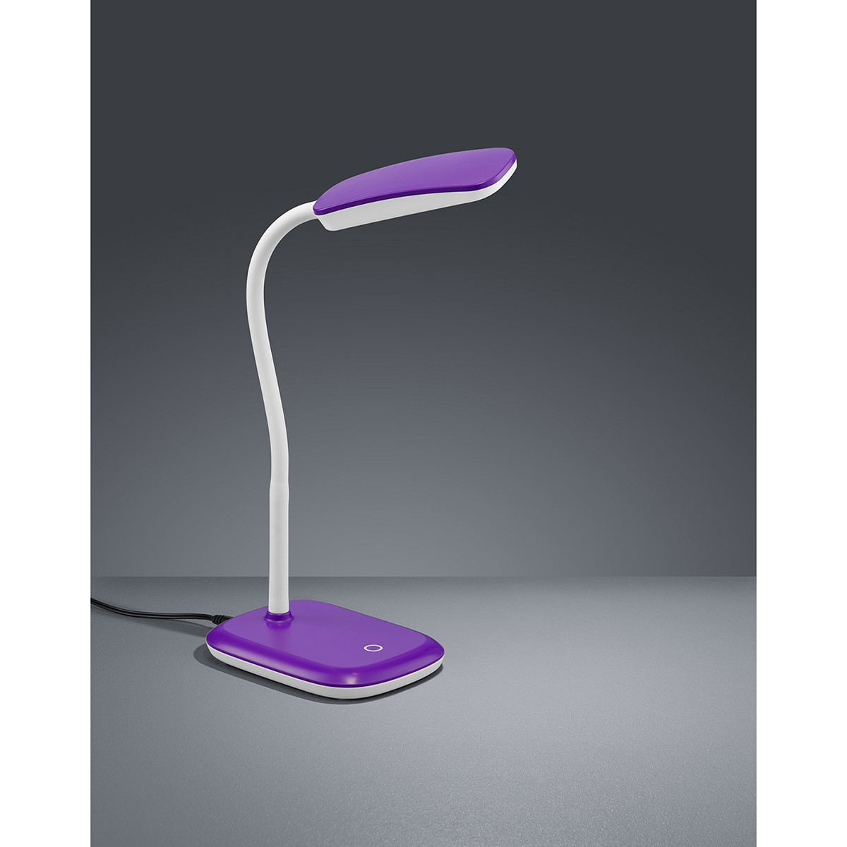 LED Bureaulamp - Trion Bolina - 3W - Warm Wit 3000K - Dimbaar - Rechthoek - Glans Roze - Kunststof