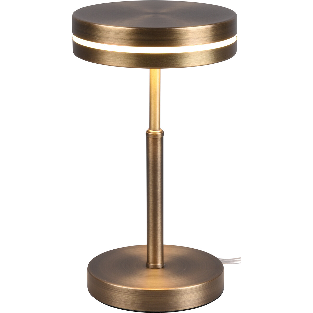 LED Tafellamp - Trion Franco - 6W - Warm Wit 3000K - Rond - Oud Brons - Aluminium product afbeelding