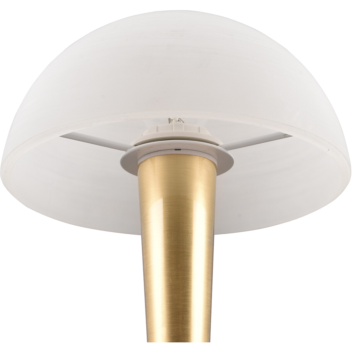 LED Tafellamp - Trion Candin - E14 Fitting - Warm Wit 3000K - Mat Messing