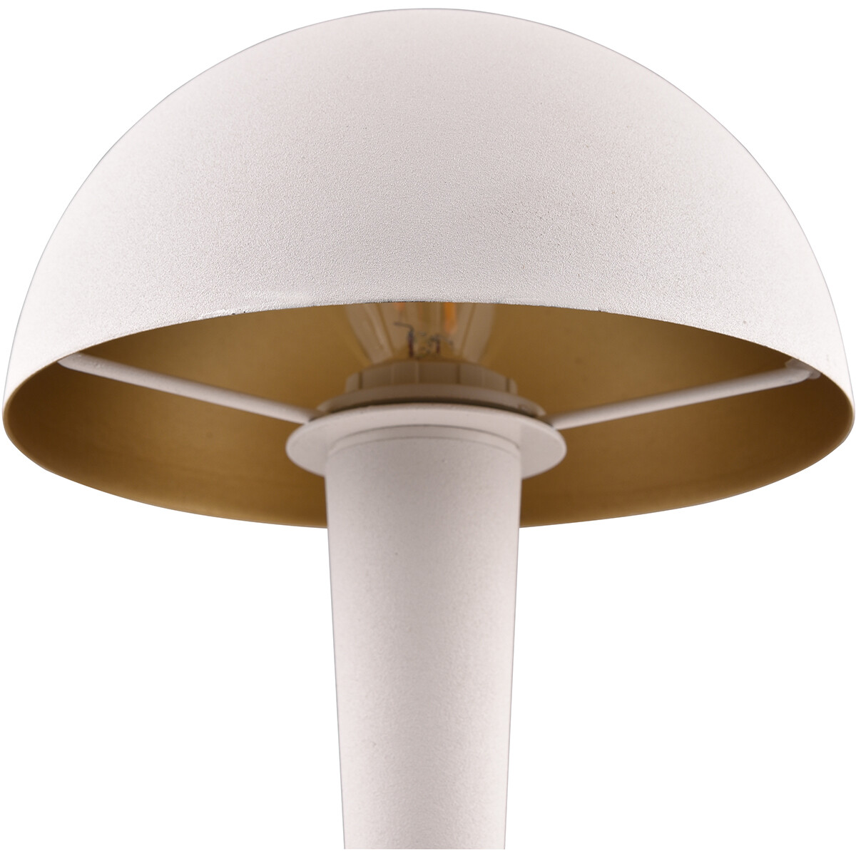 LED Tafellamp - Trion Candin - E14 Fitting - Warm Wit 3000K - Mat Wit