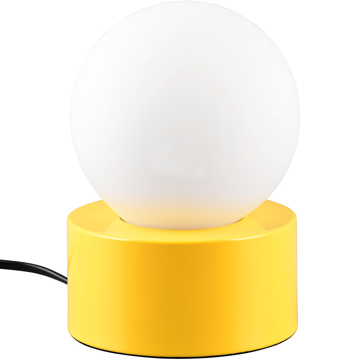 LED Tafellamp - Trion Stenu - E14 Fitting - 1 lichtpunt - Max 25W - Geel - Metaal