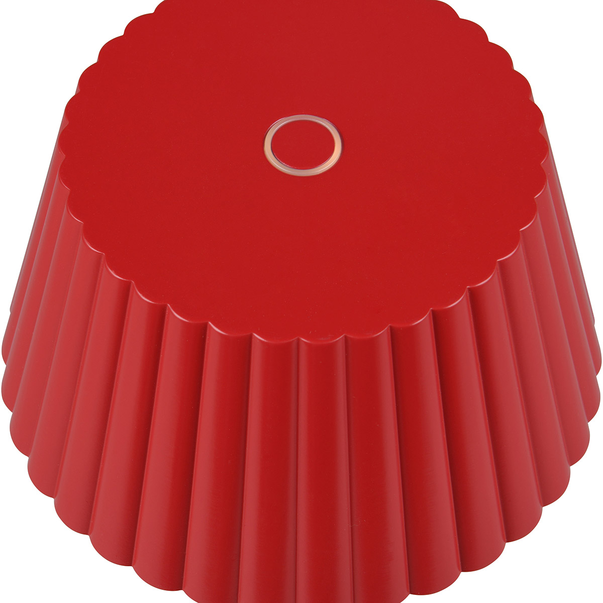 LED Tafellamp - Trion Uraz - 1.5W - Warm Wit 3000K - Oplaadbare batterijen - Rood - Metaal