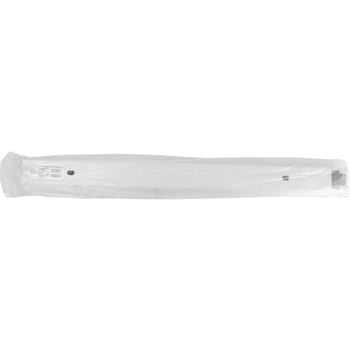 LED TL Armatuur met T8 Buis Incl. Starter - Aigi Dybolo - 60cm Dubbel - 16W - Helder/Koud Wit 6400K - Beschermingsgraad IP20