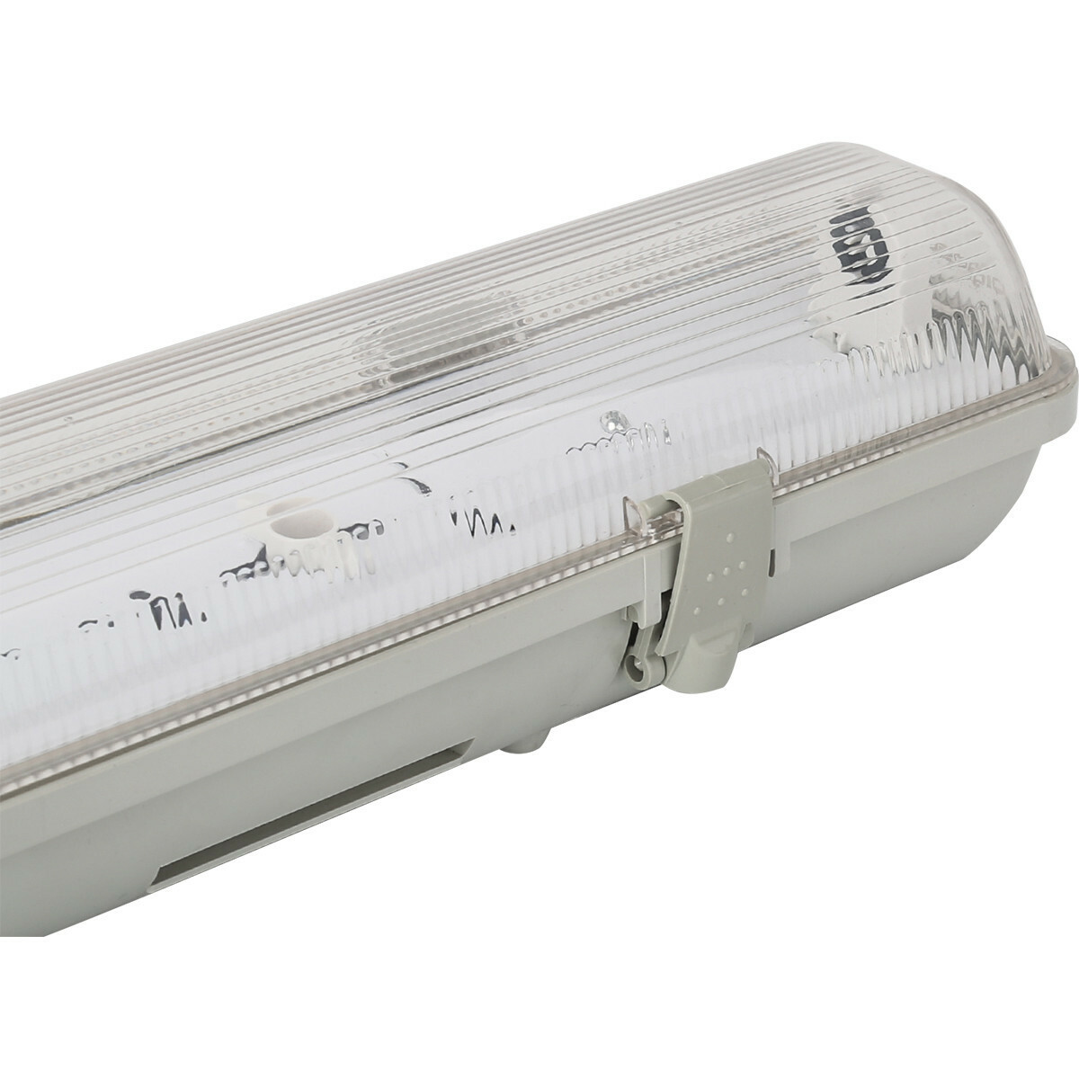 LED TL Armatuur met T8 Buis Incl. Starter - Aigi Hari - 120cm Enkel - 16W - Helder/Koud Wit 6400K - Waterdicht IP65