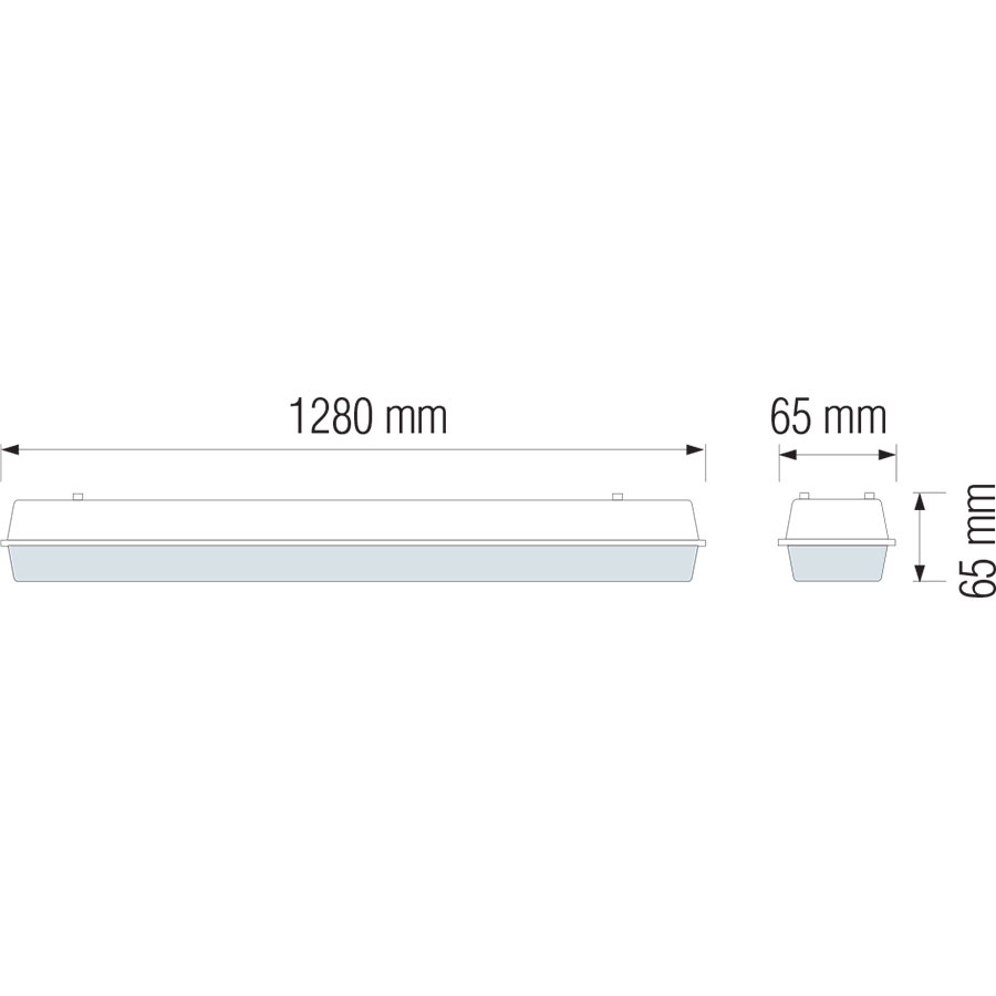 LED TL Armatuur T8 - 120cm Enkel - Waterdicht IP54 - Kunststof