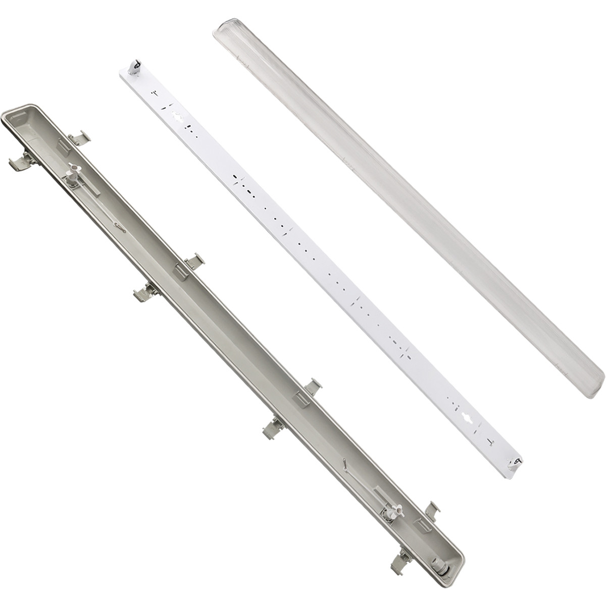 LED TL Armatuur T8 - Aigi Hari - 120cm Enkel - Waterdicht IP65 - Kunststof