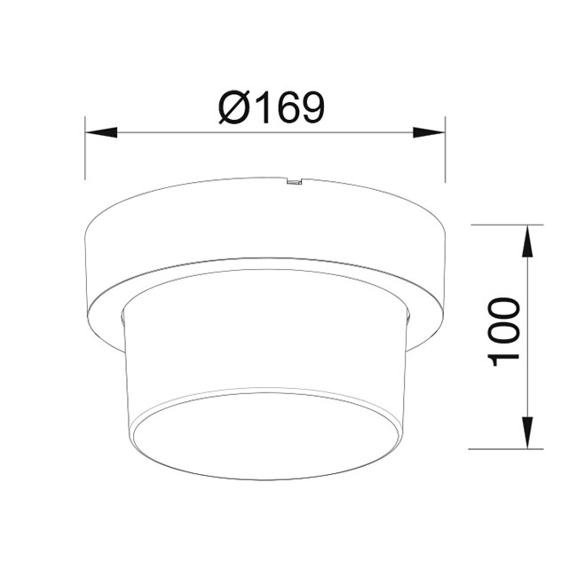 LED Tuinverlichting - Buitenlamp - Agusa 2 - Wand - Kunststof Mat Zwart - 12W Natuurlijk Wit 4200K - Rond