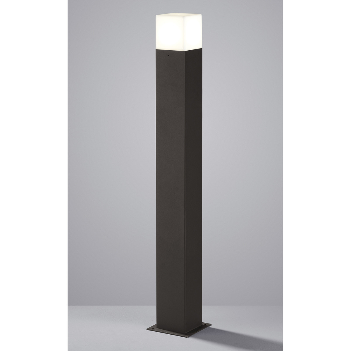 LED Tuinverlichting - Staand Buitenlamp - Trion Hudsy XL - 3.5W - Warm Wit 3000K - Spatwaterdicht IP44 - Mat Antraciet - Aluminium