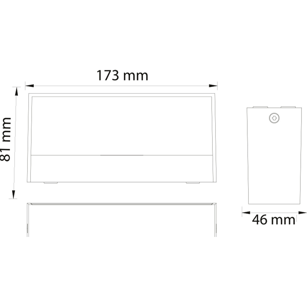 LED Tuinverlichting - Tuinlamp - Andina - Wand - 9W - Natuurlijk Wit 4200K - Mat Wit - Kunststof