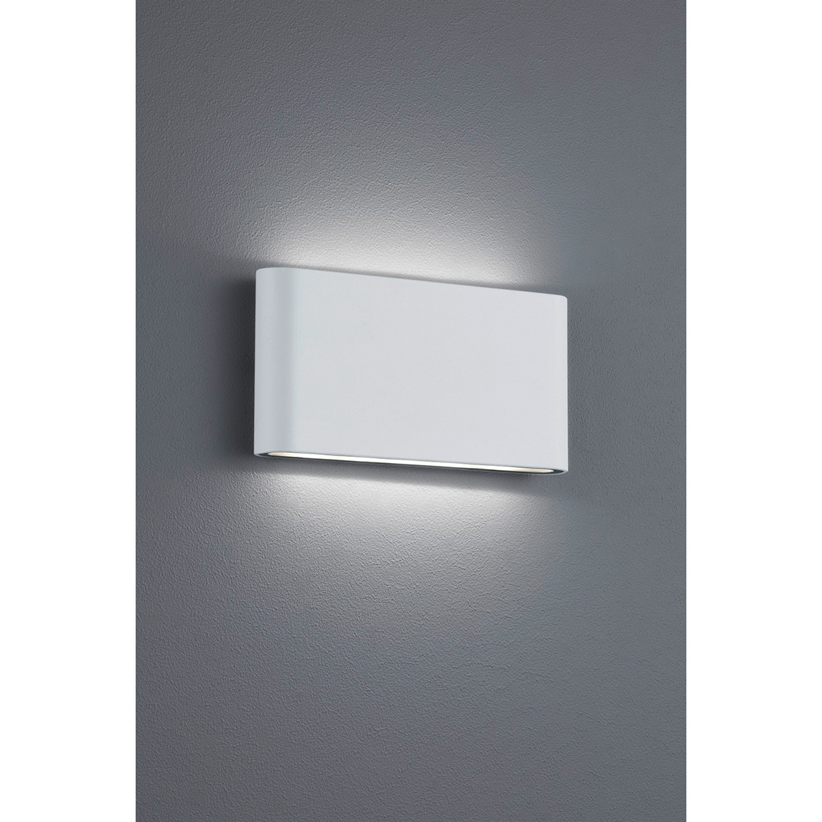 LED Tuinverlichting - Tuinlamp - Trion Thino - Wand - 8W - Mat Wit - Aluminium