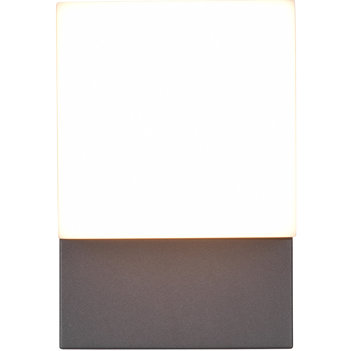 LED Tuinverlichting - Wandlamp Buitenlamp - Trion Avirma - 7W - Warm Wit 3000K - 1-lichts - Rechthoek - Mat Antraciet - Aluminium